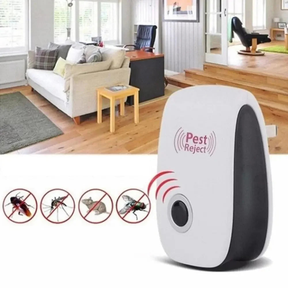 Ultrasonic Pest Repeller Plug-In Chemical-Free & Pet-Safe