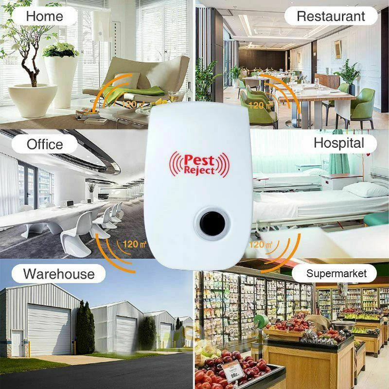 Ultrasonic Pest Repeller Silent Up To 8,611 Sq Ft