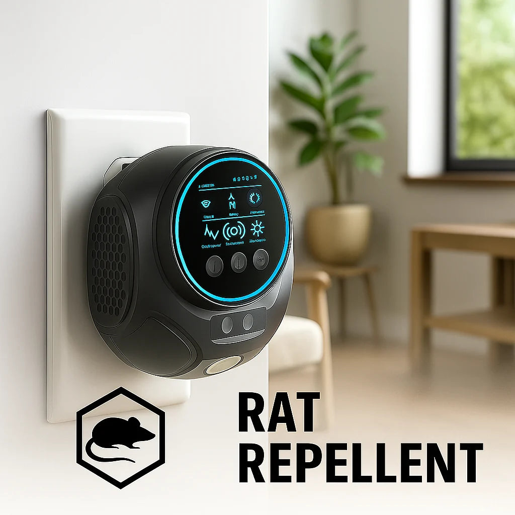 Ultrasonic Rodent Repeller Plug-In Silent 3,200 Sq Ft