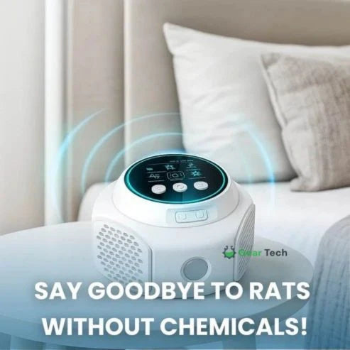 Ultrasonic Rodent Repeller Plug-In Silent 3,200 Sq Ft