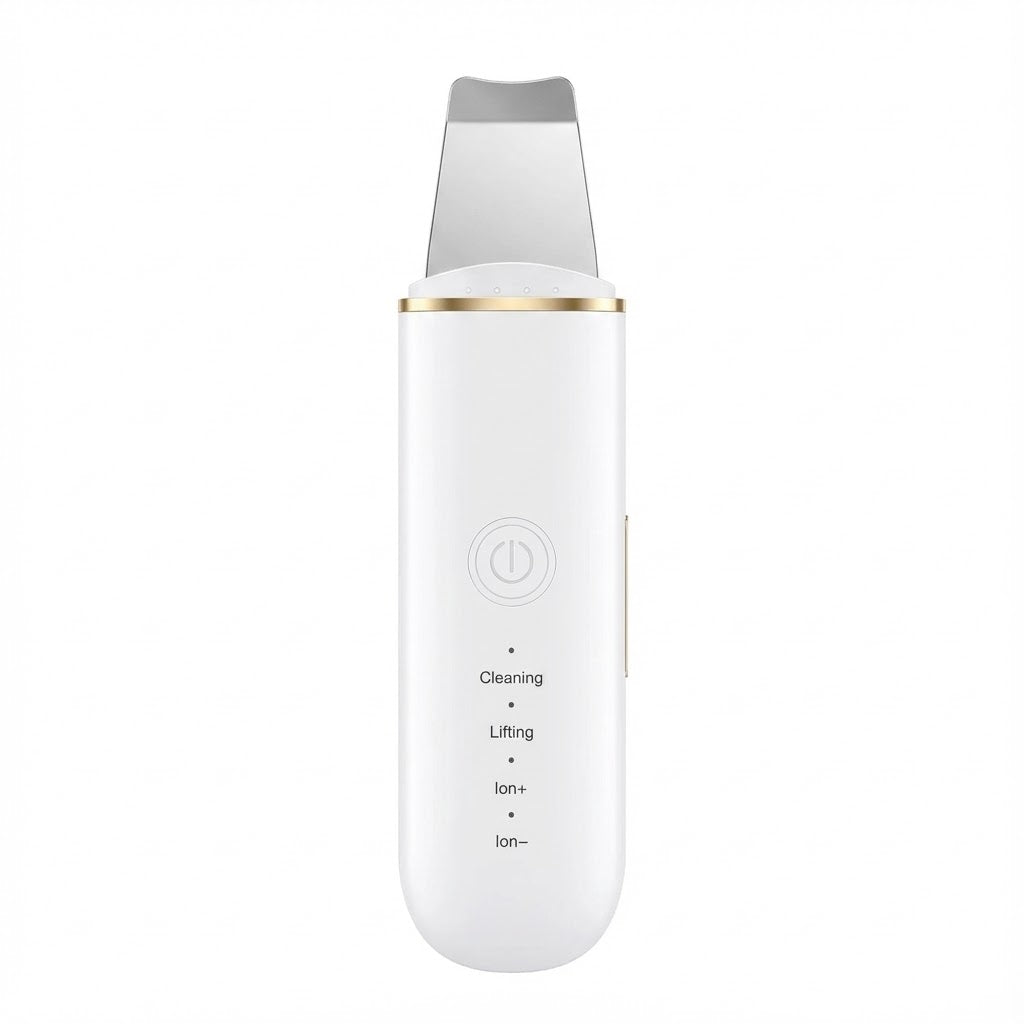 Ultrasonic Skin Scrubber Rechargeable Deep Cleansing & Serum Infusion