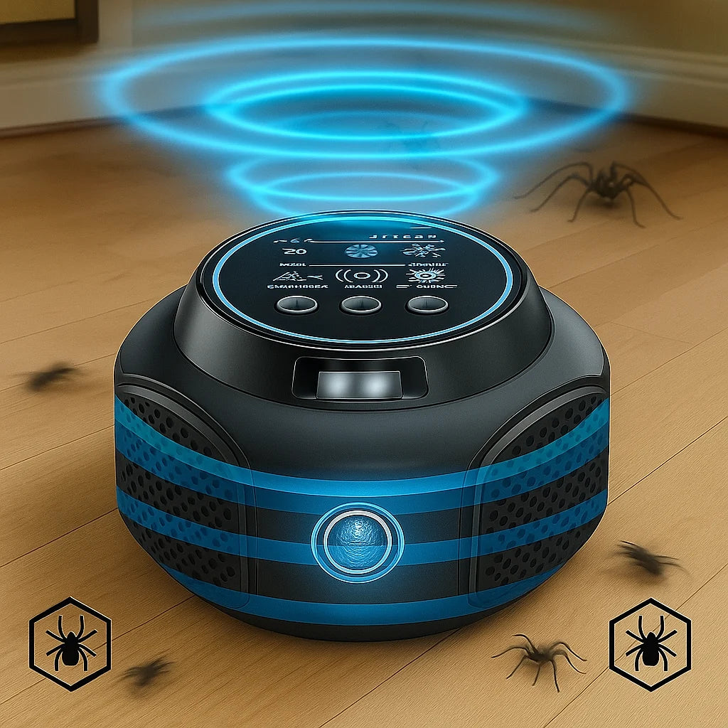 Ultrasonic Spider Repeller Chemical-Free Plug-In Child & Pet Safe