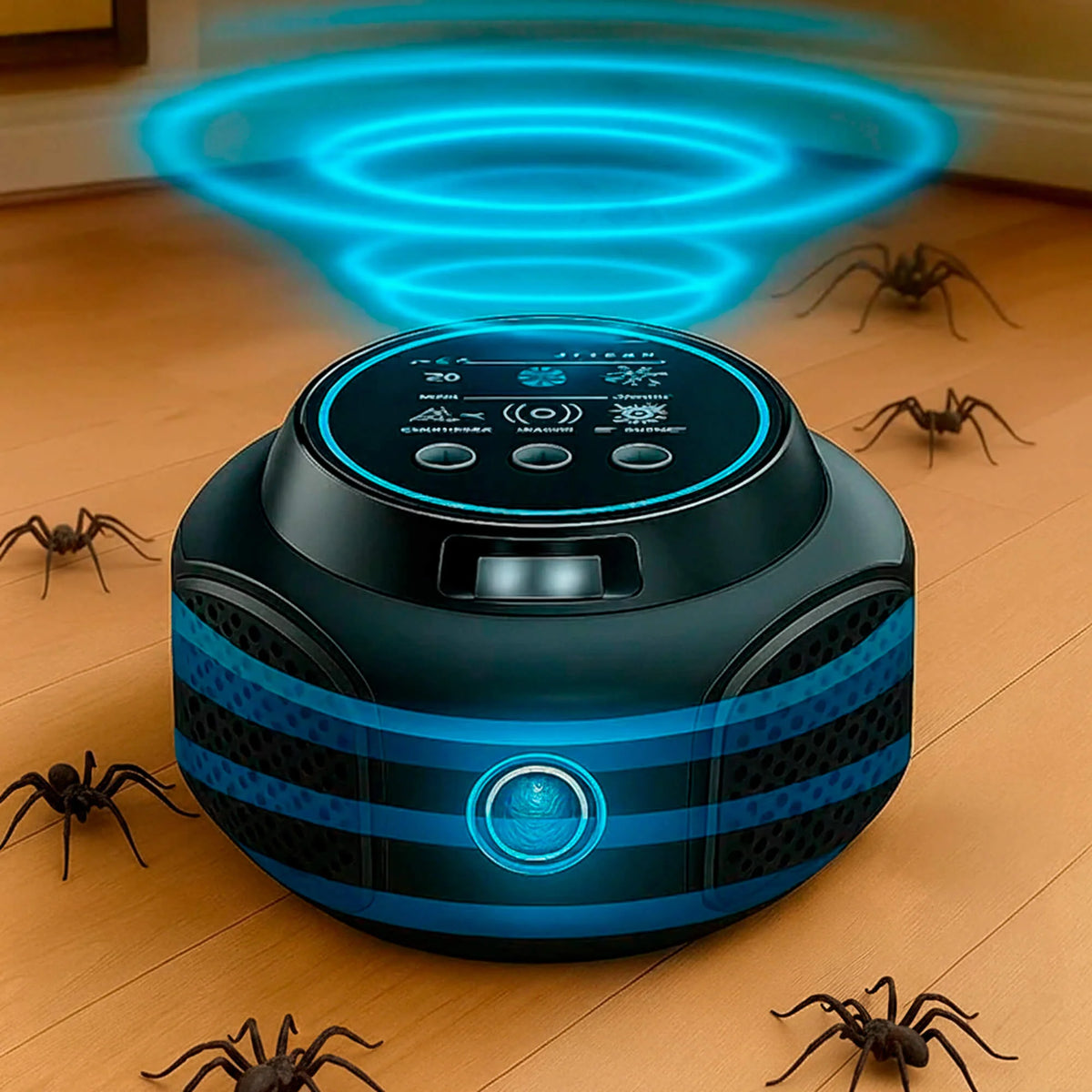 Ultrasonic Spider Repeller Chemical-Free Plug-In Child & Pet Safe