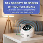 Ultrasonic Spider Repeller Chemical-Free Plug-In Child & Pet Safe