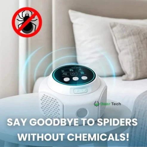 Ultrasonic Spider Repeller Chemical-Free Plug-In Child & Pet Safe