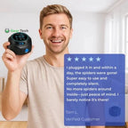 Ultrasonic Spider Repeller Chemical-Free Plug-In Child & Pet Safe