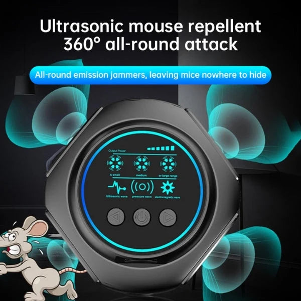 Ultrasonic Spider Repeller Chemical-Free Plug-In Child & Pet Safe