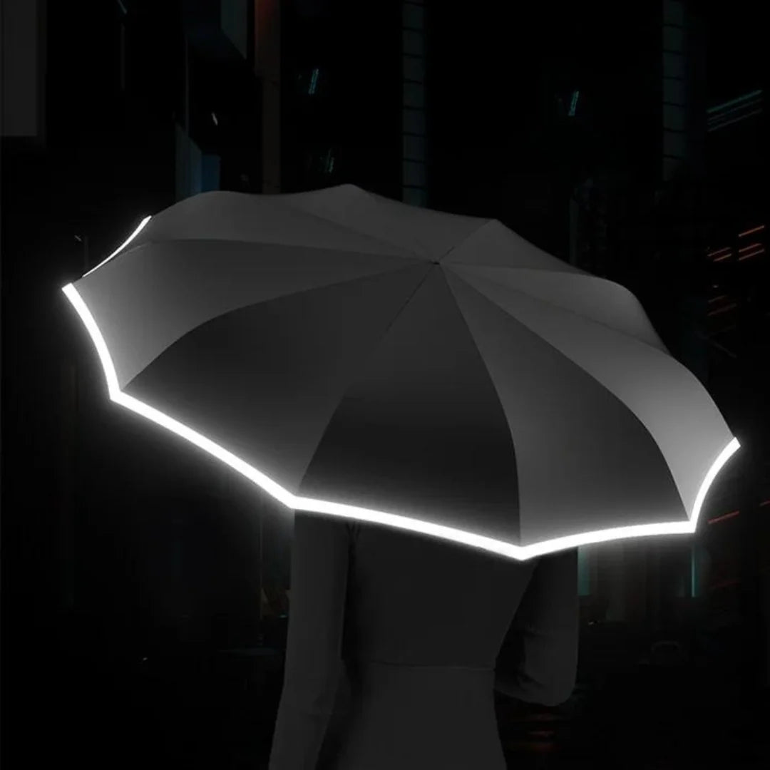 Umbrella Automatic Wind-Resistant Frame & Reflective Edge