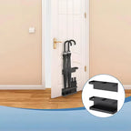 Umbrella Holder Wall-Mounted Iron Drip Tray No-Drill Install