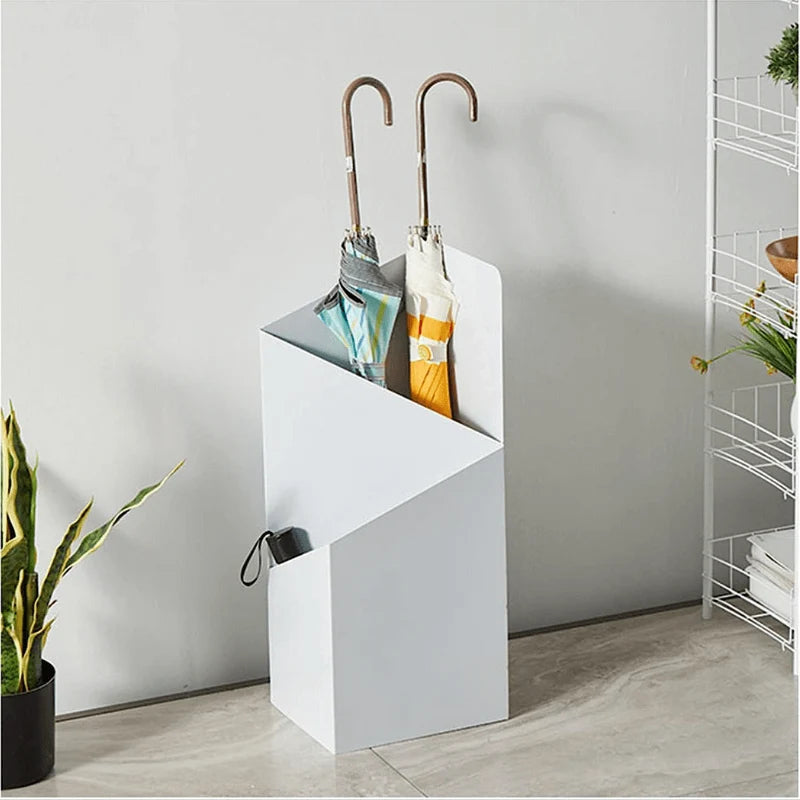 Umbrella Stand Scandinavian Metal Removable Drip Tray