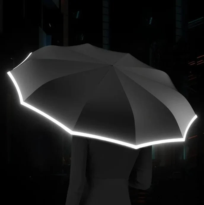 Umbrella Stormproof Compact Reflective Edge