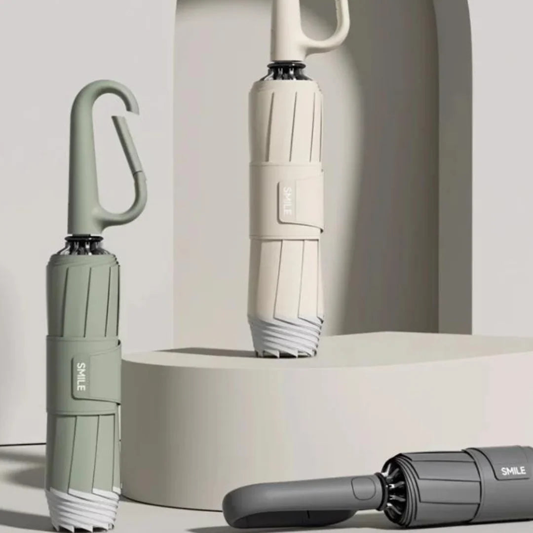 Umbrella Wind-Resistant Auto Open & Close Reflective Edge