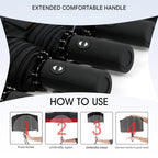 Umbrella Wind-Resistant Foldable Water-Repellent