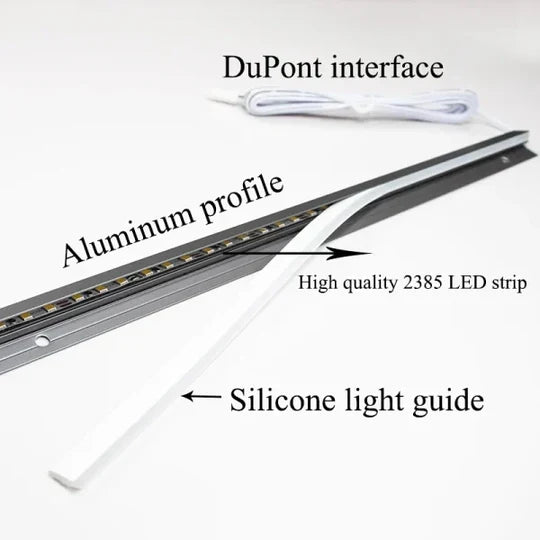 Under-Cabinet LED Light Bar 45-Degree Aluminum Cut-To-Length