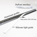 Under-Cabinet LED Light Bar 45-Degree Angled Slim Cut-to-Length