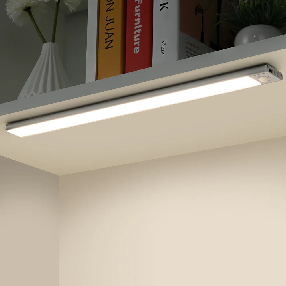 Under-Cabinet LED Light Motion Sensor & USB Rechargeable Magnetic Mount