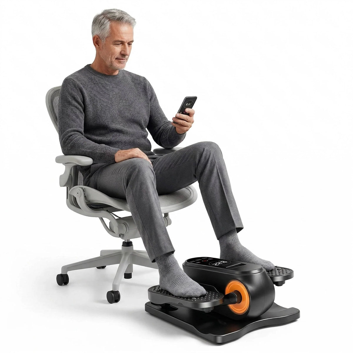 Under-Desk Elliptical Under 45 Decibels 12 Speeds & Remote