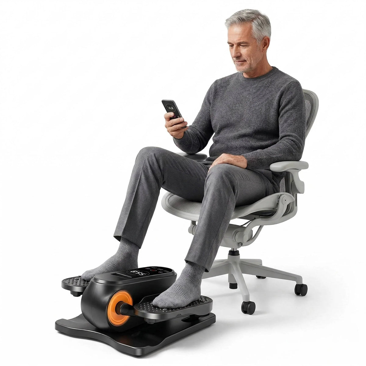 Under-Desk Elliptical Under 45 Decibels 12 Speeds & Remote
