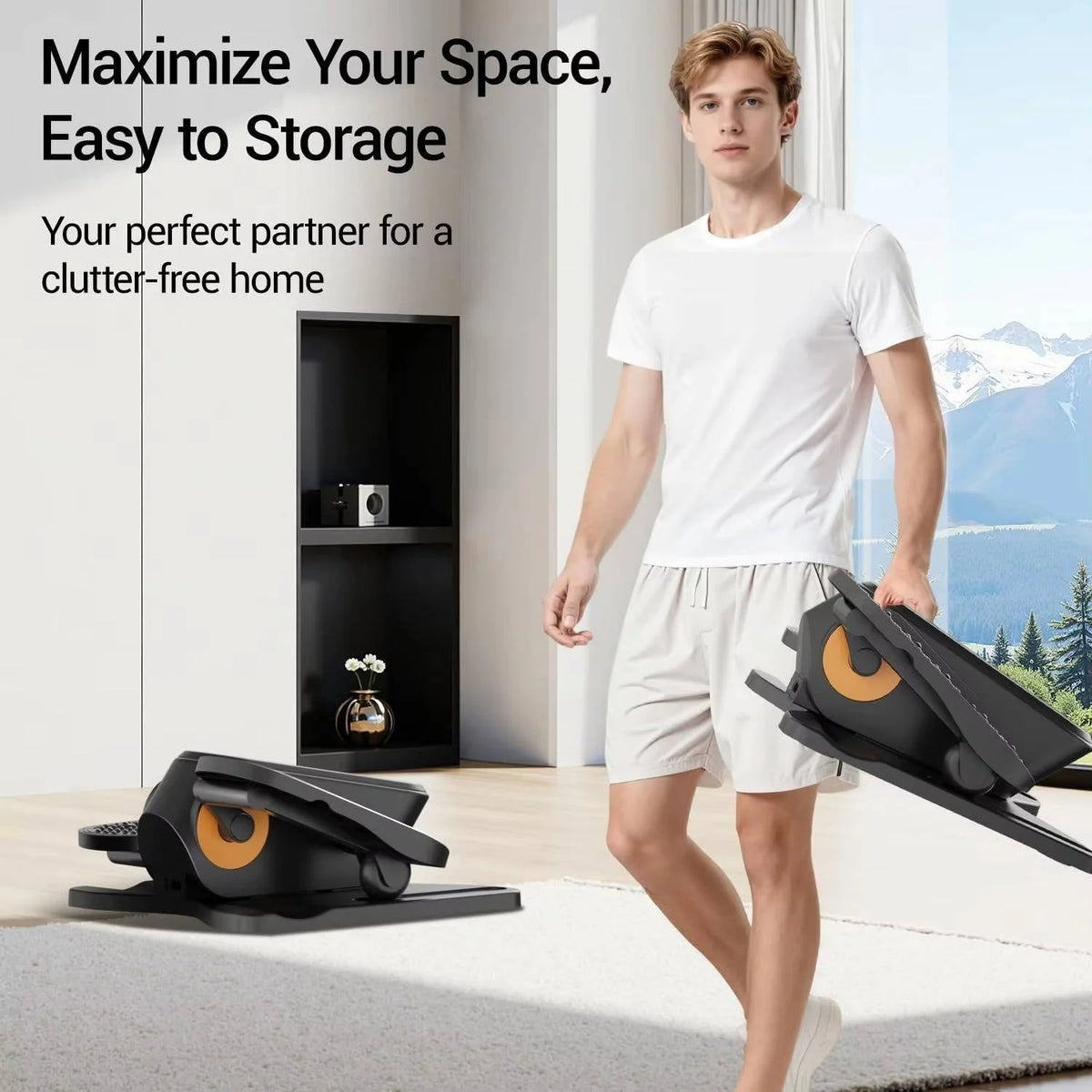 Under-Desk Elliptical Under 45 Decibels 12 Speeds & Remote