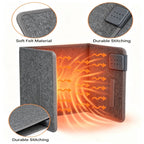 Under-Desk Foot Heater Foldable Foot-Activated 12 Hour Timer