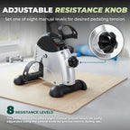 Under-Desk Pedal Exerciser 8 Resistance Levels & Digital Display