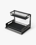 Under-Sink Cabinet Organizer Two-Tier Smooth Pull-Out