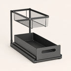 Under-Sink Organizer 2-Tier L-Shaped Slide-Out