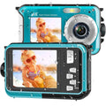 Underwater Camera 4K 64MP Dual Screen