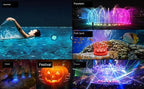 Underwater LED Lamp IP68 Remote-Controlled 16 Colors