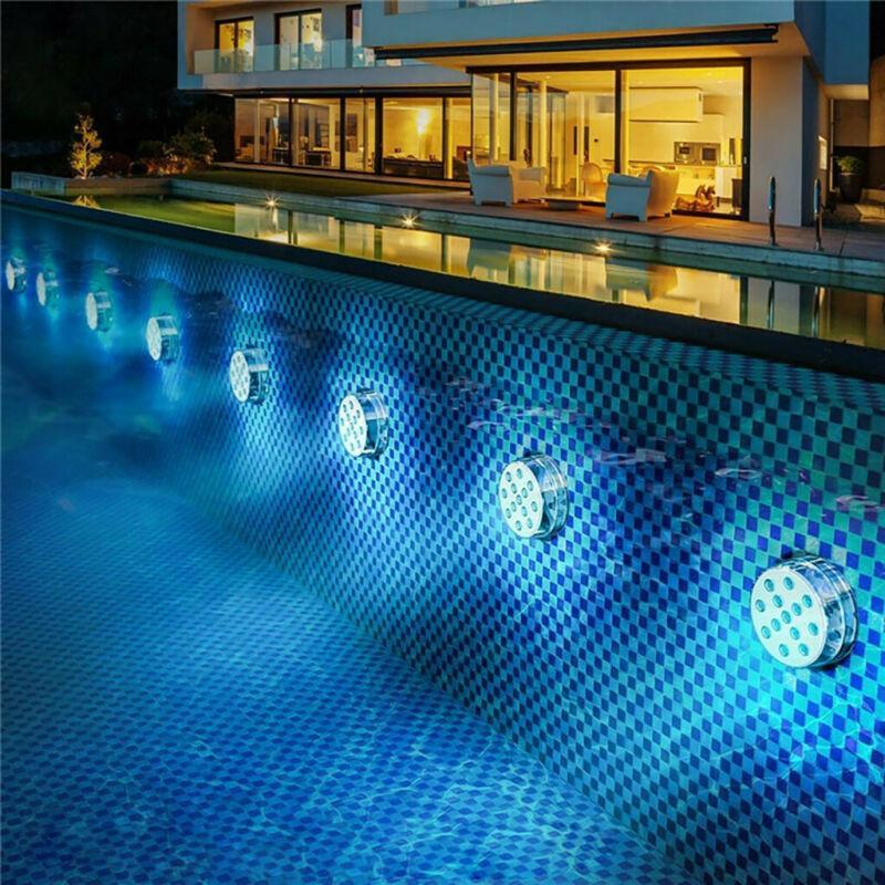 Underwater LED Light Remote-Control RGB Magnetic Suction Mount