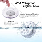 Underwater LED Light Remote-Control RGB Magnetic Suction Mount
