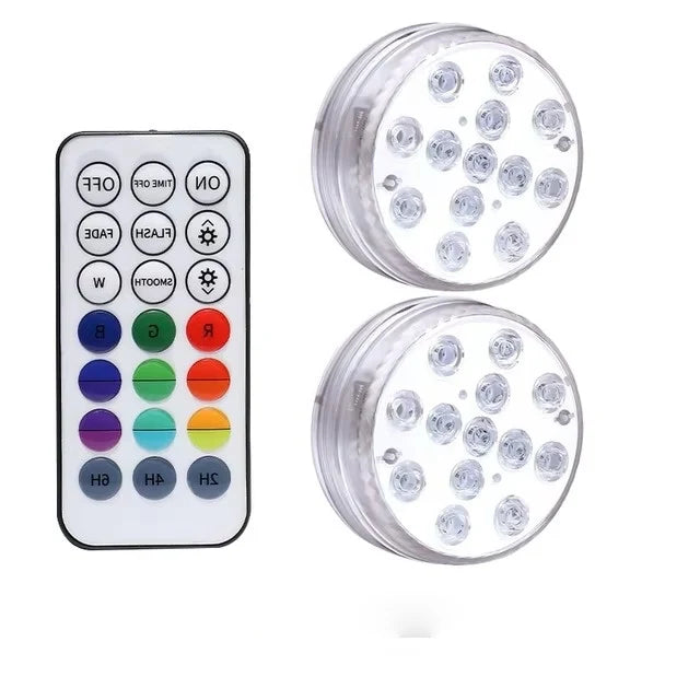 Underwater Pool Light Remote Control IP68 Magnetic & Suction