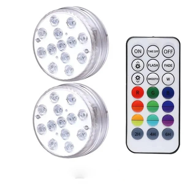 Underwater Pool Light Remote Control IP68 Magnetic & Suction