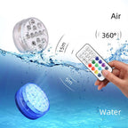 Underwater Pool Light Remote Control IP68 Magnetic & Suction