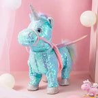 Unicorn Plush Toy Singing & Walking 12 Inch