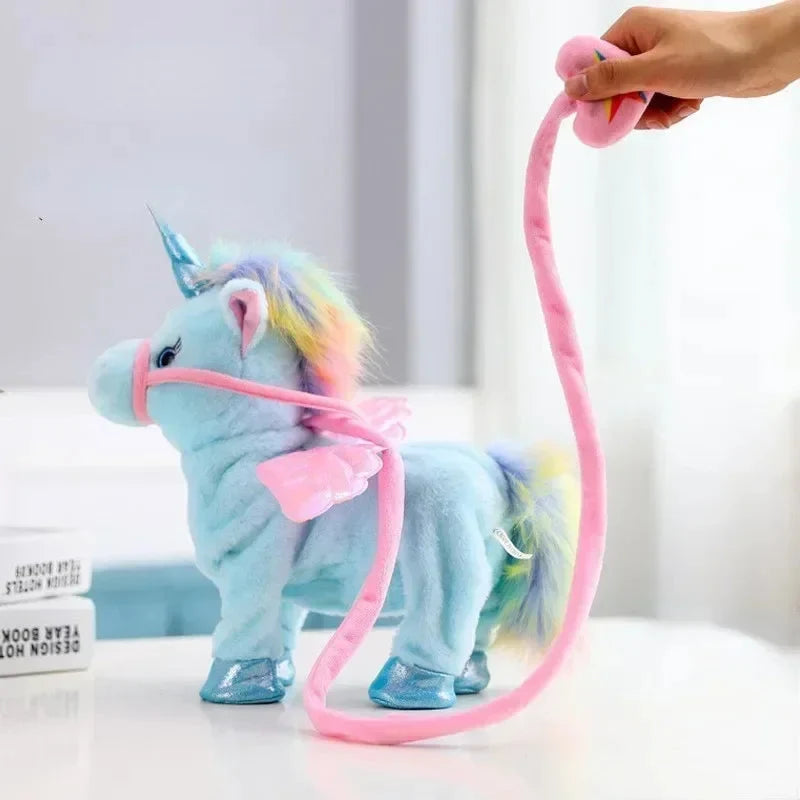 Unicorn Plush Toy Singing & Walking 12 Inch