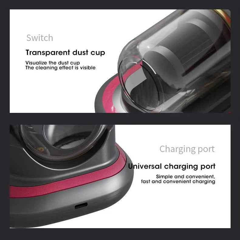 Upholstery & Mattress Cleaner Cordless UV Sanitizing Cyclone Suction