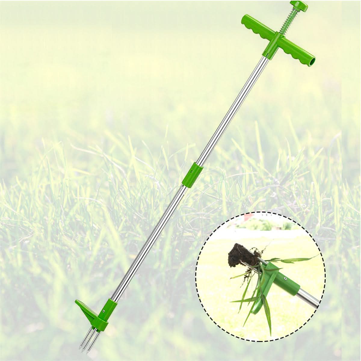 Upright Weed Puller 5-Claw Foot Pedal