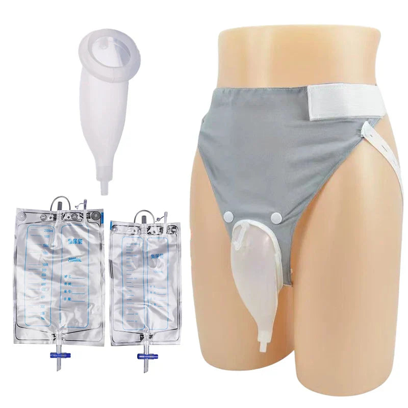 Urine Collector Leakproof Silicone Cavity & Breathable Cotton
