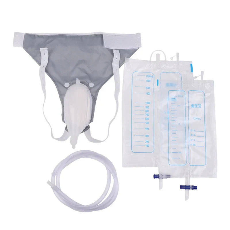 Urine Collector Silicone Hypoallergenic Leak-Resistant