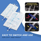 Urine Collector Wearable Leak-Proof 1000 mL Bag