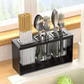 Utensil & Chopstick Holder Built-In Drainage Space-Saving