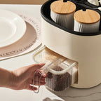 Utensil Holder 360° Rotating Four Compartments