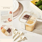 Utensil Holder 360° Rotating Four Compartments