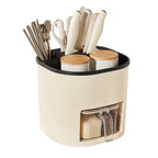 Utensil Holder 360° Rotating Four Compartments