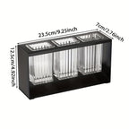 Utensil Holder Multi-Compartment Drain Base