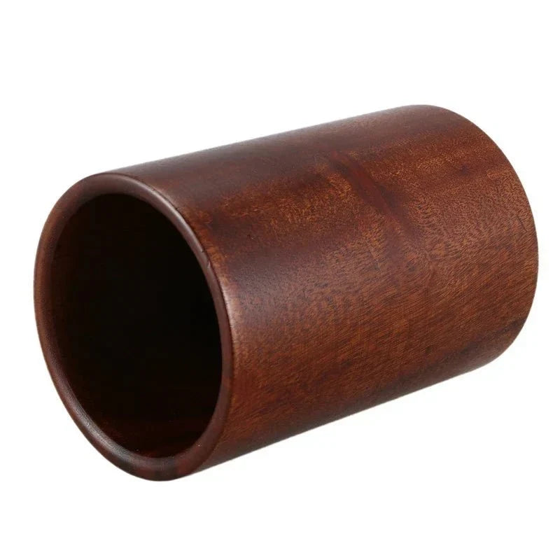 Utensil Holder Teak Wood Vertical Stand Moisture-Resistant