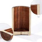 Utensil Holder Teak Wood Vertical Stand Moisture-Resistant