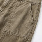 Utility Pants High-Waist Tapered Leg Deep Pockets