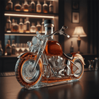 V-Twin Engine Crystal Whiskey Decanter